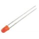 LED - Diffused - 3mm - Orange(pack of 5)